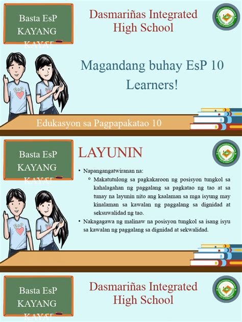 sekswalidad esp 10|DepEd Learning Portal.